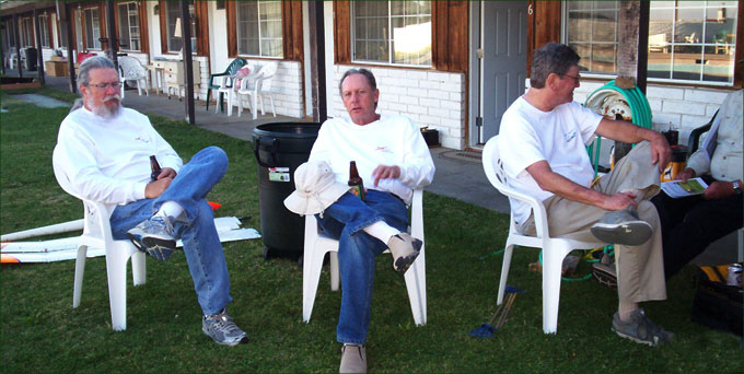 group at the lodge