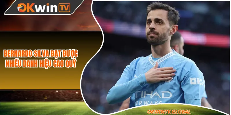 Bernardo Silva đạt được nhiều danh hiệu cao quý